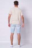 TOMMY JEANS, t-shirt męski, beżowy, S