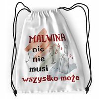 Plecak Dla Malwiny Sportowy Szkolny Worek Torba Z Nadrukiem Ze Zdjęciem