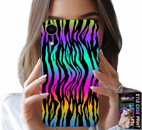 ETUI DO IPHONE XR - ABSTRAKCYJNE KOLOROWE WZORY CASE + FOLIA na Arena.pl
