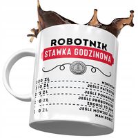 Dla Robotnika Kubek Na Urodziny Na Prezent Z Nadrukiem Ze Zdjęciem