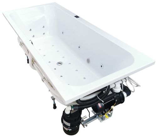 Wanna z hydromasażem prostokątna VESSA DUO 180x80 jacuzzi spa Polska na Arena.pl