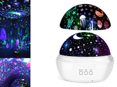 Projektor Gwiazd Lampka Nocna 2w1 Kosmiczne Niebo Planety Podwodny Świat