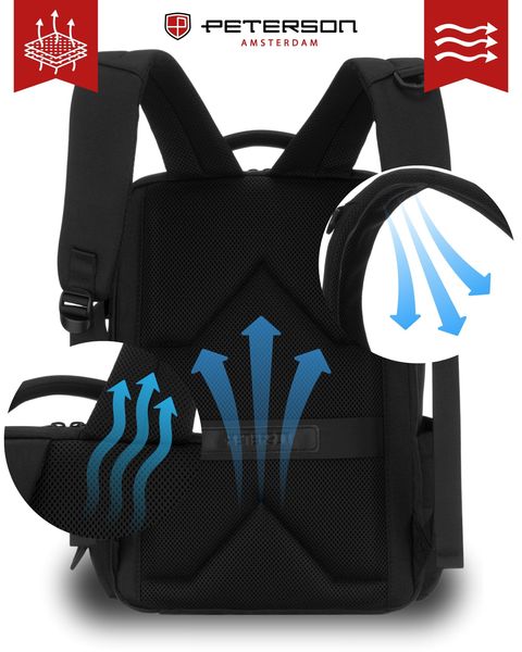 plecak ptn hy241-6867 black zdjęcie 5
