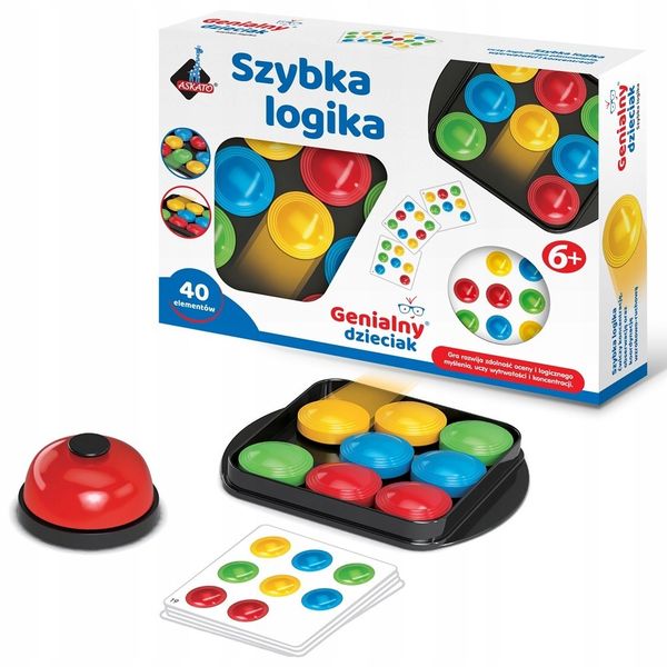 Gra logiczna Askato Szybka Logika 40 el. zdjęcie 5