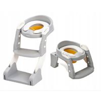 Nakładka sedes drabina siedzisko antypoślizgowa nocnik 2w1 jt-120 szary