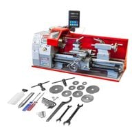Tokarka do metalu wyświetlacze cyfrowe mini mała stołowa precyzyjna 450W