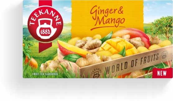 Teekanne Orange&Ginger, Ginger&Lemon, Ginger Mango, Ginger Elderflower 4szt zdjęcie 14