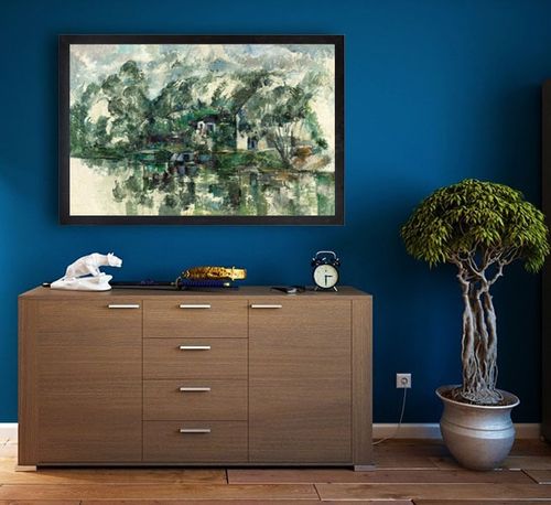 At the Water’s Edge, Paul Cézanne - plakat 59,4x42 cm na Arena.pl