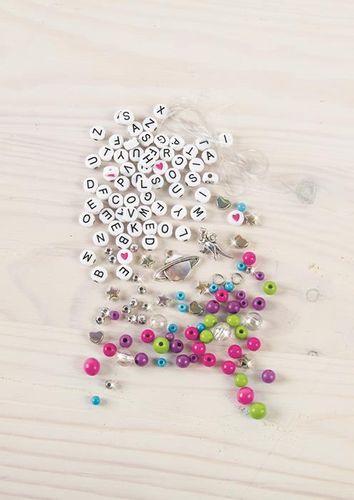 1205 Make it real-Zestaw do tworzenia bransoletek - Literki alfabetu na Arena.pl