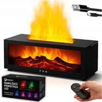 NAWILŻACZ POWIETRZA KOMINEK LED RGB DYFUZOR AROMATERAPIA TIMER + PILOT