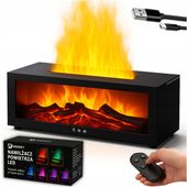 NAWILŻACZ POWIETRZA KOMINEK LED RGB DYFUZOR AROMATERAPIA TIMER + PILOT