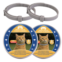 2x OBROŻA NA KLESZCZE I PCHŁY DLA KOTA ANTYKLESZCZOWA 8 MIESIĘCY OCHRONY