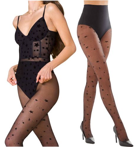 Rajstopy Cosmos Gwiazdki Gabriella 459 Nero 2 na Arena.pl