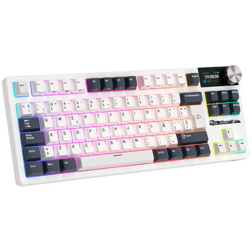 ROYAL KLUDGE RK S85 White Night Gaming Keyboard Cloud switch na Arena.pl