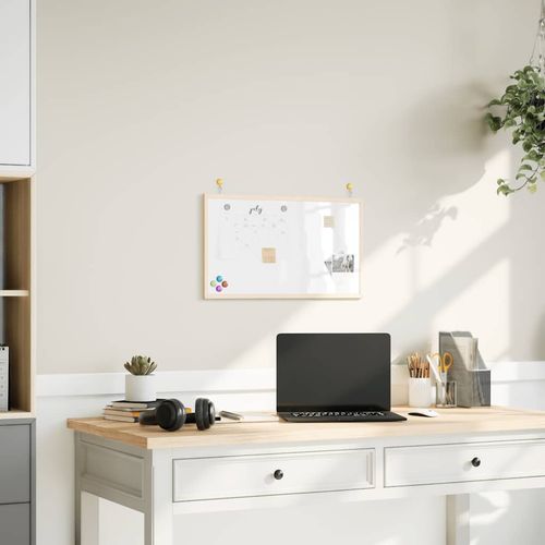 Tablica magnetyczna z ramą z litego drewna sosnowego 60x40 cm na Arena.pl