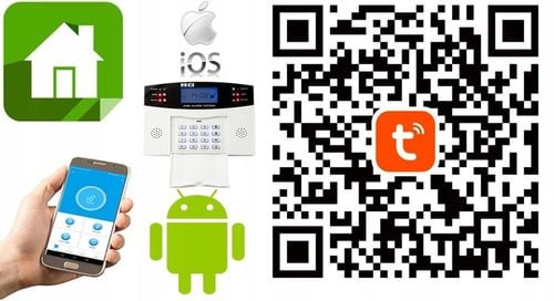 PRZEWODOWY ALARM LCD GSM WIFI TUYA SENIOR GUARD 1 1PIR na Arena.pl