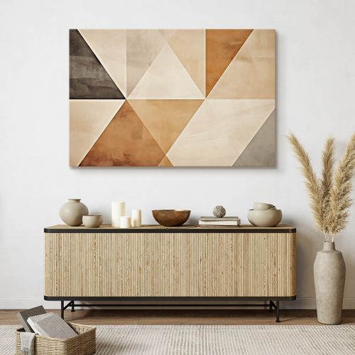 Obraz Canvas Do Salonu Styl Boho Wzór Geometryczny Abstrakcja 30cm x 20cm na Arena.pl