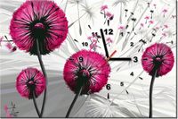 60CM 40CM ZEGAR OBRAZ DMUCHAWCE AMARANCIE DRUK PŁÓTNO RAMA