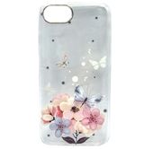 Etui do telefonu case plecy iPhone 7 przeźroczyste motylki