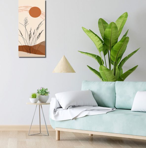 Obraz 30x70cm Złote Źdźbła zdjęcie 2