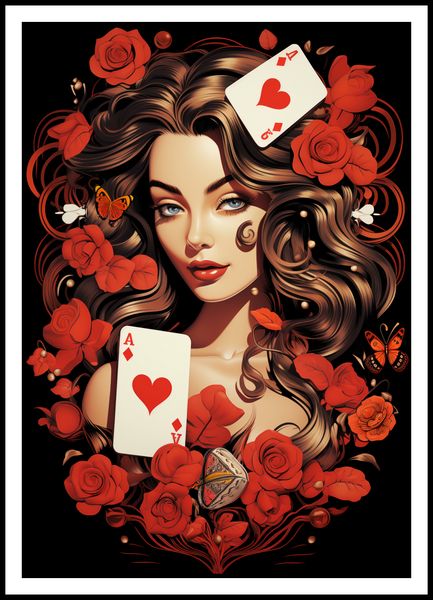 Plakat 70x100cm Różany Hazard zdjęcie 3