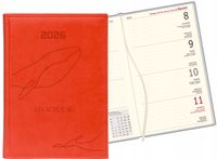 Kalendarz tygodniowy A6 2026 Planer TERMINARZ z grawerem + twoje imię tekst