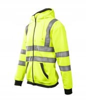 Bluza odblaskowa z kapturem BRIXTON FLASH żółta BF014 r. M