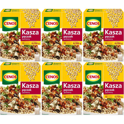 Cenos Kasza pęczak jęczmienny 400 g (4 torebki) x 6 sztuk na Arena.pl