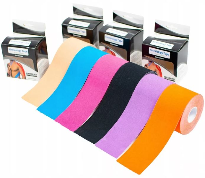 KINESIOTAPING KINESIO PLASTRY TEJPY TAPE TAŚMA 5M zdjęcie 2