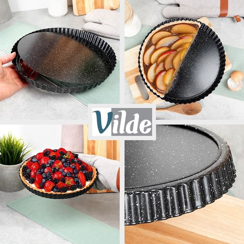 Forma do tarty granitowa z wyjmowanym dnem 28x3 cm na Arena.pl