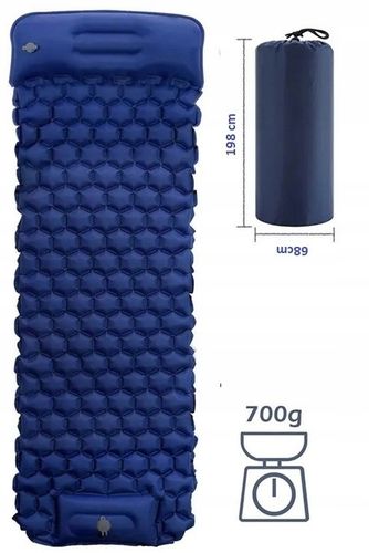 MATA KARIMATA 3D MATERAC SAMOPOMPUJĄCY POMPKA PODUSZKA 198x60x8cm na Arena.pl