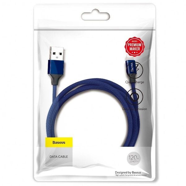Kabel Baseus Yiven Lightning 1.2m 2A (niebieski) zdjęcie 6