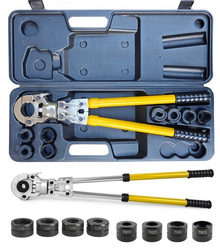 EUROKOMP obrotowa PRASKA ZACISKARKA RUR PEX-AL-PEX MATRYCE U + TH na Arena.pl