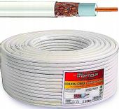 100% Miedź Cu KABEL PRZEWÓD KONCENTRYCZNY 6.8mm LTE ANTENOWY 4K HD - 25m