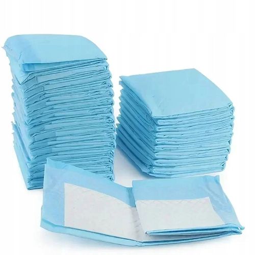 50x PODKŁADY MATY HIGIENICZNE dla psa do nauki sikania XL CHŁONNE 90x60CM na Arena.pl