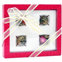 ZESTAW 4 HERBAT KWITNĄCYCH CZERWONY - NA PREZENT