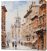 Obraz 90x100cm Urok Starych Miast