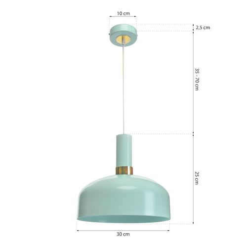 Lampa wisząca MALMO MINT 1xE27 na Arena.pl