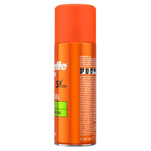 Gillette Fusion 5 X Action Żel Do Golenia Sensitive 75 Ml na Arena.pl