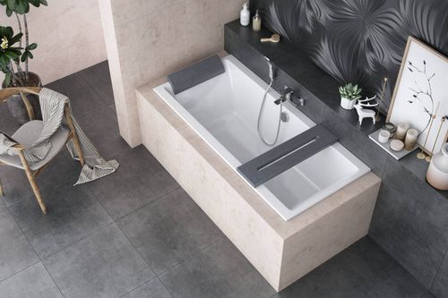 Level półka wannowa, szary na Arena.pl