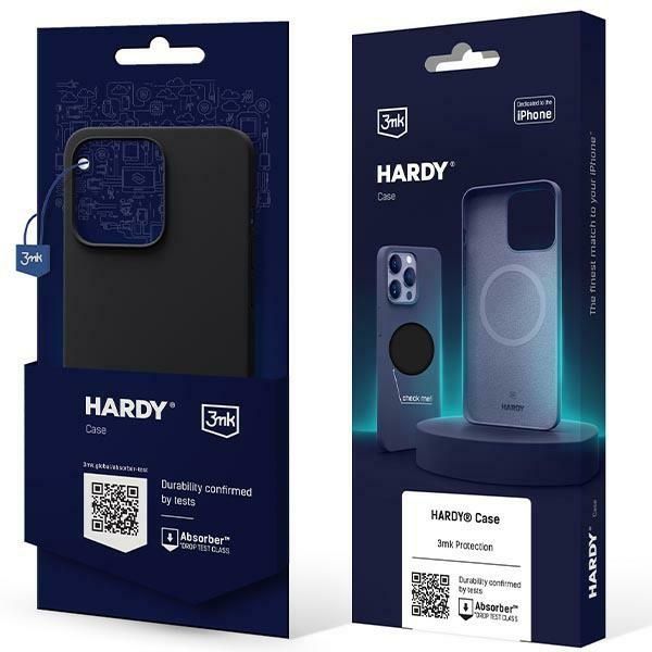 3MK Hardy Case iPhone 15 Pro 6.1" grafitowy/graphite MagSafe zdjęcie 1