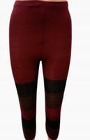 LEGGINSY OCIEPLANE RAJSTOPY BEZ STÓP GETRY Thermo czarne zimowe S/M