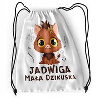 Plecak Sportowy Szkolny Dla Jadwigi Córki Dziecka Z Nadrukiem Ze Zdjęciem