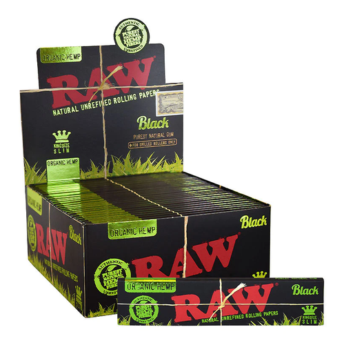 bibułki raw black organic king size slim na Arena.pl