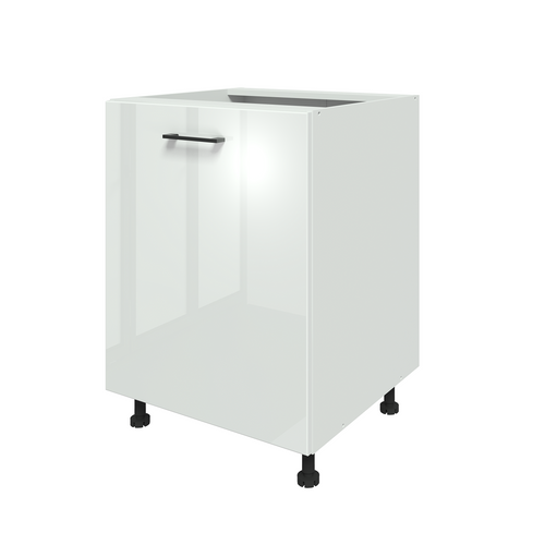 AMIGA KU-D60 Szafka 60 cm dolna fronty akryl biały połysk na Arena.pl