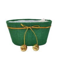 Osłonka dekoracyjna juta zielona