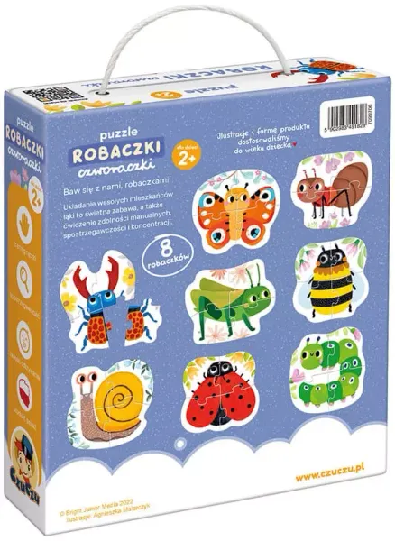CzuCzu. Puzzle. Robaczki czworaczki zdjęcie 3