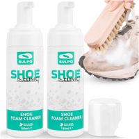 PIANKA do CZYSZCZENIA OBUWIA skutecznie USUWA BRUD PLAMY 2X 150 ml SULPO