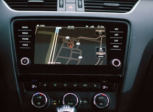 MAPA SKODA MIB2 SUPERB OCTAVIA YETI 2024 RADARY zdjęcie 5