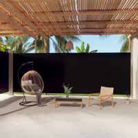 Emaga Zwijana markiza boczna, czarna, 220x1000 cm